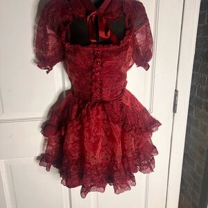 Whimsy Goth Valentines Dress
